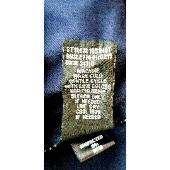 By & By Women’s Blue & Green Print Lattice Back Sleeveless Top Size Medium - Picture 10 of 13